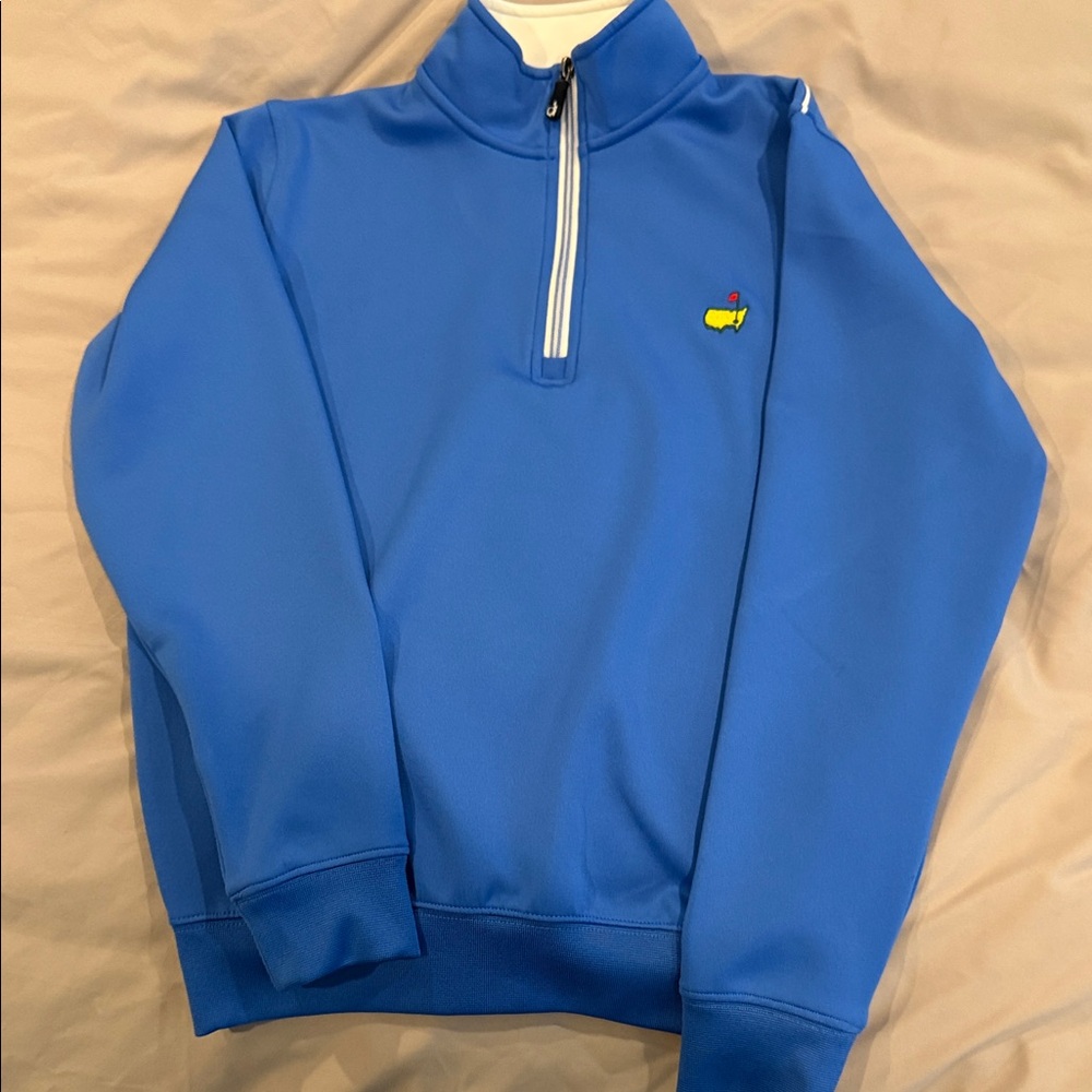 Masters Vibrant Blue Zip-Up Sweater